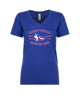 Patriot Football Booster Club Curve - Womens Vneck