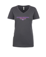 Patriot Football Booster Club Design - Womens Vneck