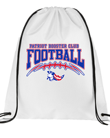 Patriot Football Booster Club Football - Drawstring Bag