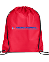 Patriot Football Booster Club Lines - Drawstring Bag