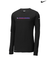 Patriot Football Booster Club Lines - Mens Nike Longsleeve