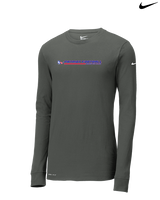 Patriot Football Booster Club Lines - Mens Nike Longsleeve