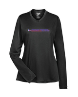 Patriot Football Booster Club Lines - Womens Performance Longsleeve