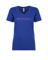 Patriot Football Booster Club Lines - Womens Vneck