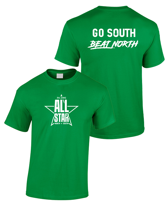 Phil Simms All Star Football South Go South - Cotton T-Shirt