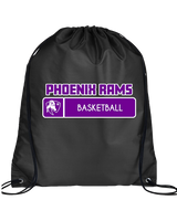 Phoenix Rams Basketball Pennant - Drawstring Bag