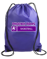 Phoenix Rams Basketball Pennant - Drawstring Bag