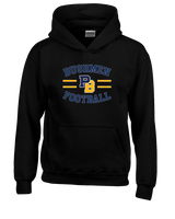 Pine Bush HS Football Curve - Youth Hoodie