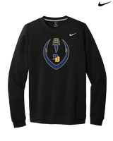 Pine Bush HS Football Full Football - Mens Nike Crewneck