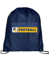 Pine Bush HS Football Pennant - Drawstring Bag