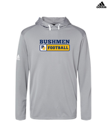 Pine Bush HS Football Pennant - Mens Adidas Hoodie