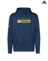 Pine Bush HS Football Pennant - Mens Adidas Hoodie