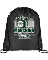 Pitman HS Marching Band Play Loud - Drawstring Bag