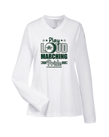Pitman HS Marching Band Play Loud - Womens Performance Longsleeve