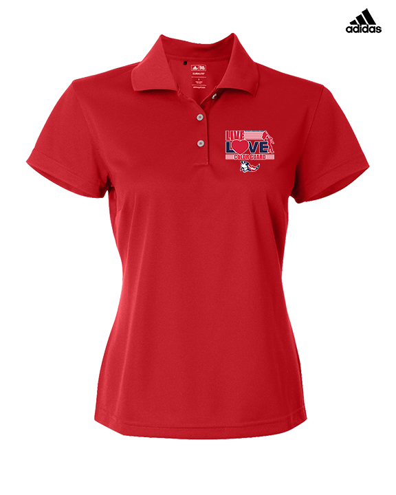 Pittston Area HS Marching Band Color Guard - Adidas Womens Polo