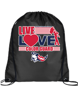 Pittston Area HS Marching Band Color Guard - Drawstring Bag