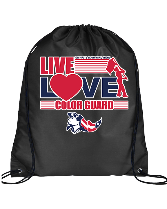 Pittston Area HS Marching Band Color Guard - Drawstring Bag