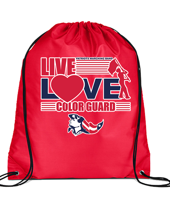 Pittston Area HS Marching Band Color Guard - Drawstring Bag