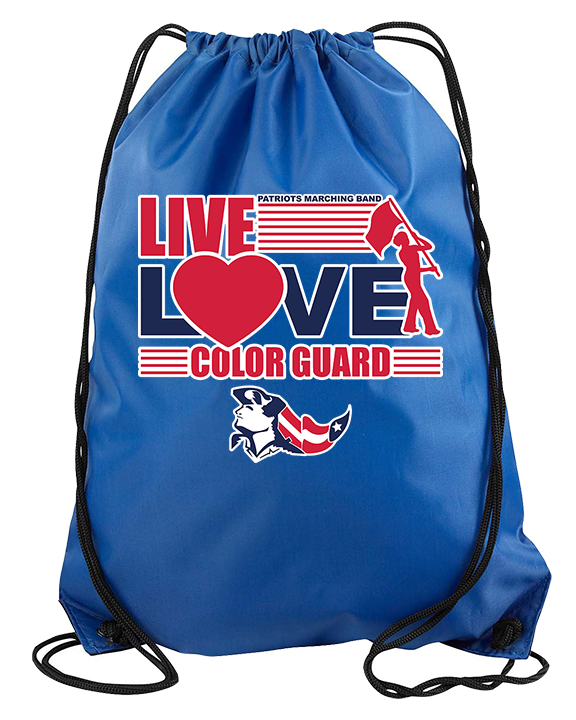 Pittston Area HS Marching Band Color Guard - Drawstring Bag