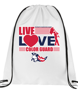 Pittston Area HS Marching Band Color Guard - Drawstring Bag