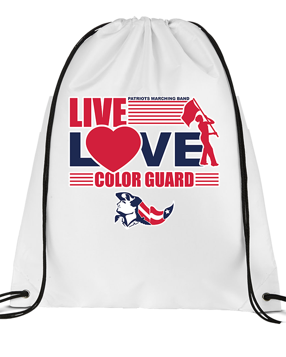 Pittston Area HS Marching Band Color Guard - Drawstring Bag