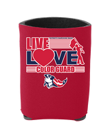Pittston Area HS Marching Band Color Guard - Koozie