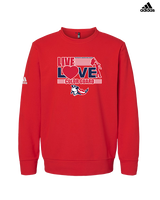 Pittston Area HS Marching Band Color Guard - Mens Adidas Crewneck