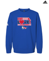 Pittston Area HS Marching Band Color Guard - Mens Adidas Crewneck