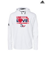 Pittston Area HS Marching Band Color Guard - Mens Adidas Hoodie