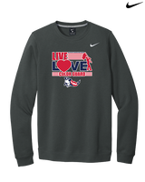 Pittston Area HS Marching Band Color Guard - Mens Nike Crewneck