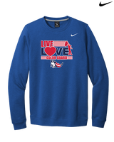 Pittston Area HS Marching Band Color Guard - Mens Nike Crewneck