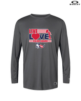 Pittston Area HS Marching Band Color Guard - Mens Oakley Longsleeve