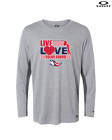 Pittston Area HS Marching Band Color Guard - Mens Oakley Longsleeve