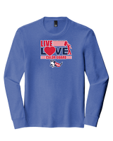 Pittston Area HS Marching Band Color Guard - Tri-Blend Long Sleeve