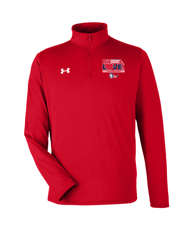 Pittston Area HS Marching Band Color Guard - Under Armour Mens Tech Quarter Zip