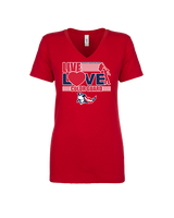 Pittston Area HS Marching Band Color Guard - Womens Vneck