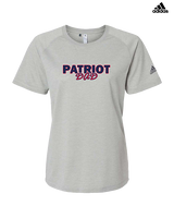 Pittston Area HS Marching Band Dad - Womens Adidas Performance Shirt
