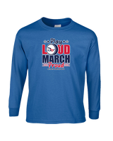 Pittston Area HS Marching Band Play Loud - Cotton Longsleeve