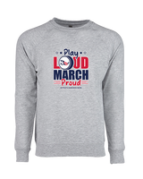 Pittston Area HS Marching Band Play Loud - Crewneck Sweatshirt
