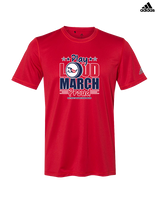 Pittston Area HS Marching Band Play Loud - Mens Adidas Performance Shirt
