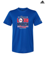 Pittston Area HS Marching Band Play Loud - Mens Adidas Performance Shirt