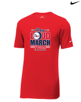 Pittston Area HS Marching Band Play Loud - Mens Nike Cotton Poly Tee