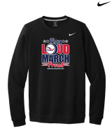 Pittston Area HS Marching Band Play Loud - Mens Nike Crewneck