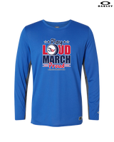 Pittston Area HS Marching Band Play Loud - Mens Oakley Longsleeve