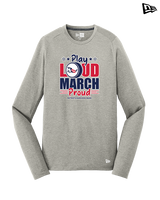 Pittston Area HS Marching Band Play Loud - New Era Performance Long Sleeve