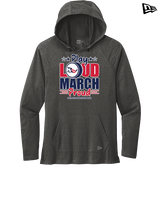Pittston Area HS Marching Band Play Loud - New Era Tri-Blend Hoodie