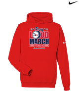 Pittston Area HS Marching Band Play Loud - Nike Club Fleece Hoodie