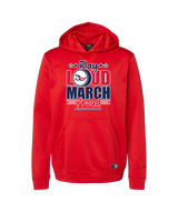 Pittston Area HS Marching Band Play Loud - Oakley Performance Hoodie