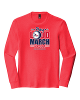 Pittston Area HS Marching Band Play Loud - Tri-Blend Long Sleeve