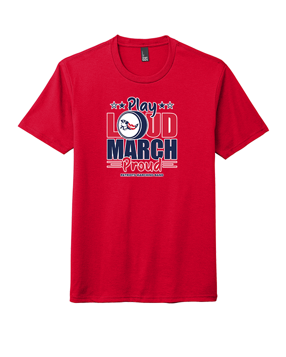 Pittston Area HS Marching Band Play Loud - Tri-Blend Shirt